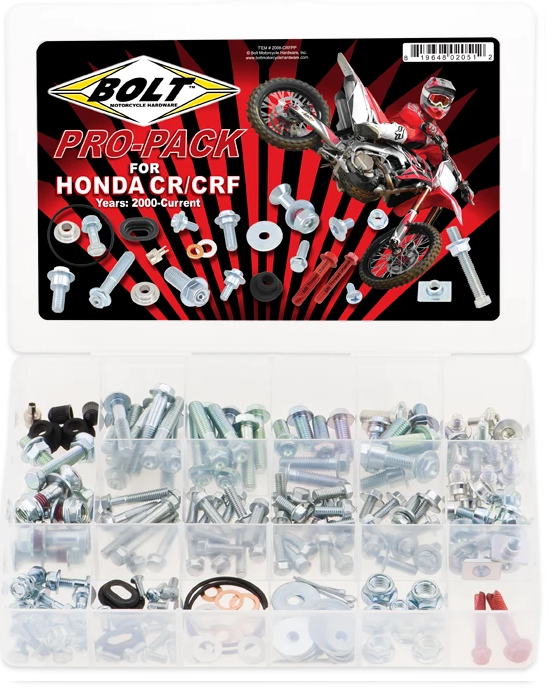 Bolt Motorcycle Hardware Honda CR / CRF Pro Pack Bolt Kit - motocross4u