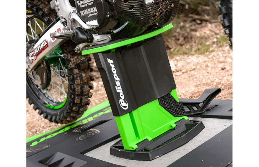 Polisport Lift Bike Stand, Green - motocross4u