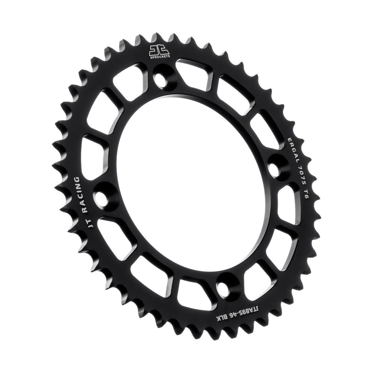 JT Sprockets Aluminium Rear Sprocket KTM SX 85 2004 - 2023 Husqvarna TC 85 2015 - 23 Gas Gas MC 85 2021 - 23, Black, 46T - motocross4u