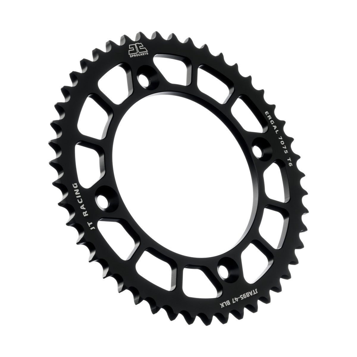 JT Sprockets Aluminium Rear Sprocket KTM SX 85 2004 - 2023 Husqvarna TC 85 2015 - 23 Gas Gas MC 85 2021 - 23, Black, 47T - motocross4u