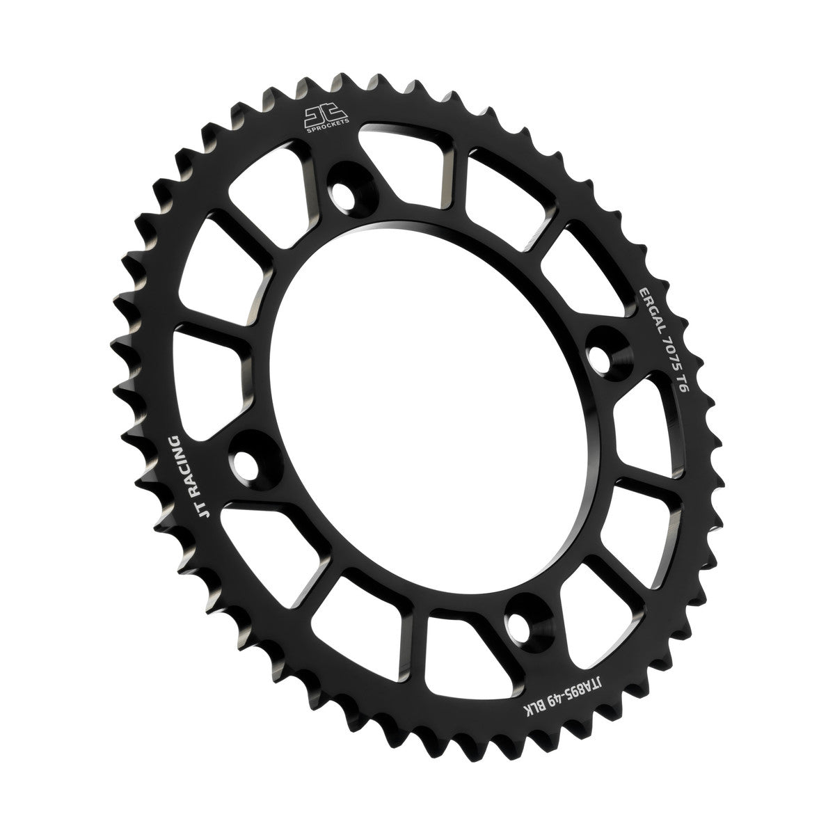JT Sprockets Aluminium Rear Sprocket KTM SX 85 2004 - 2023 Husqvarna TC 85 2015 - 23 Gas Gas MC 85 2021 - 23, Black, 49T - motocross4u