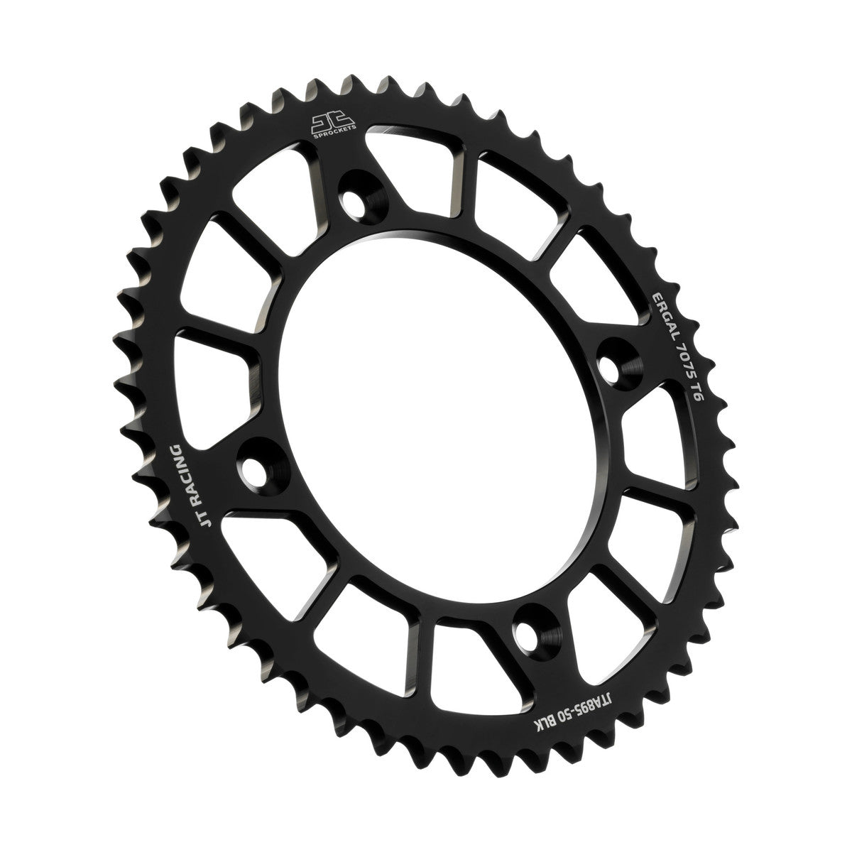 JT Sprockets Aluminium Rear Sprocket KTM SX 85 2004 - 2023 Husqvarna TC 85 2015 - 23 Gas Gas MC 85 2021 - 23, Black, 50T - motocross4u