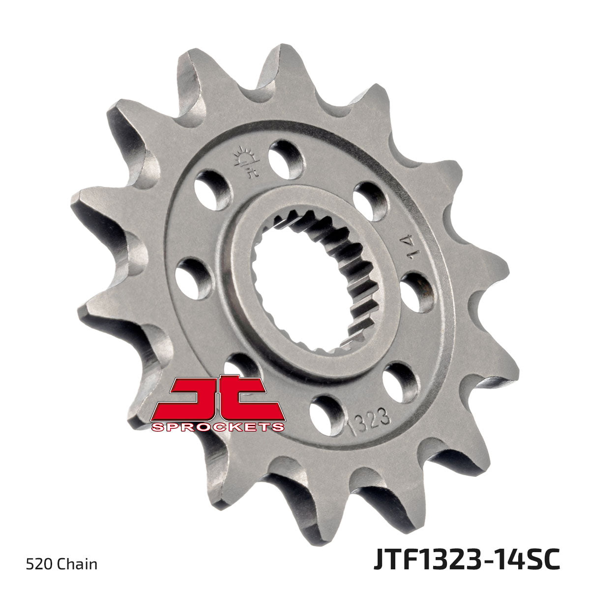 JT Sprockets Steel Self Cleaning Front Sprocket Honda CR 125 2004 - 2007 CRF 250 R 04 - 2017, 14T - motocross4u