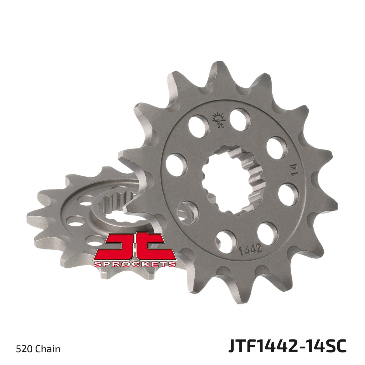 JT Sprockets Steel Self Cleaning Front Sprocket Suzuki RMZ 250 2013 - 2024, 14T - motocross4u