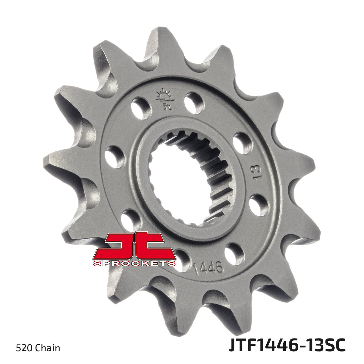 JT Sprockets Steel Self Cleaning Front Sprocket Kawasaki KXF 250 2006 - 2023, 13T - motocross4u