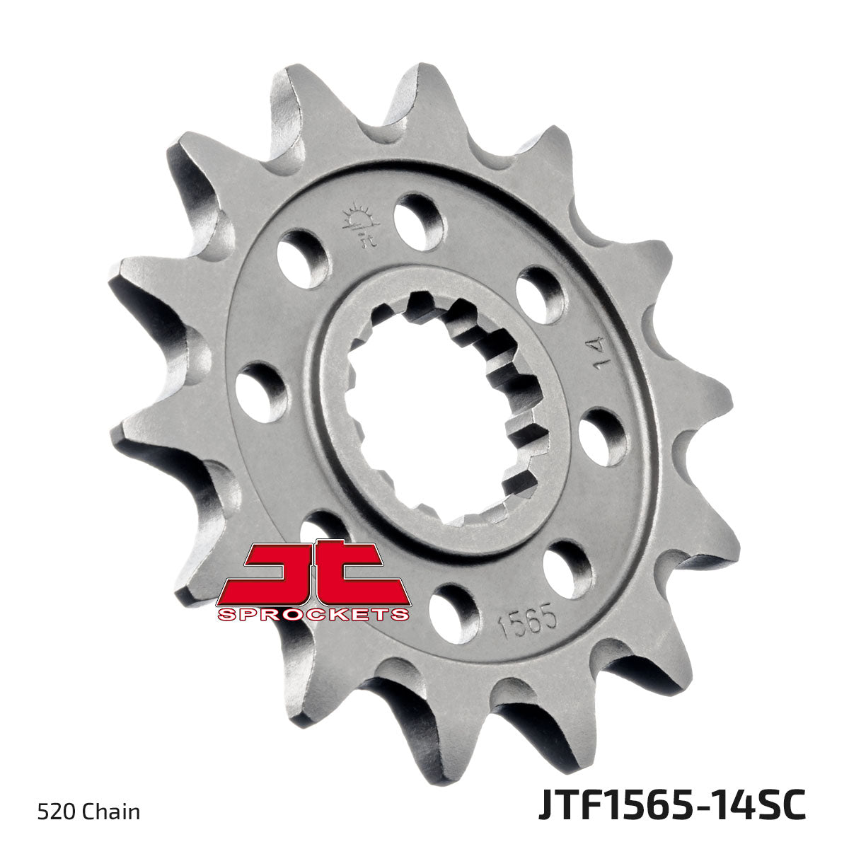 JT Sprockets Steel Self Cleaning Front Sprocket Kawasaki KXF 450 2006 - 2023, 14T - motocross4u