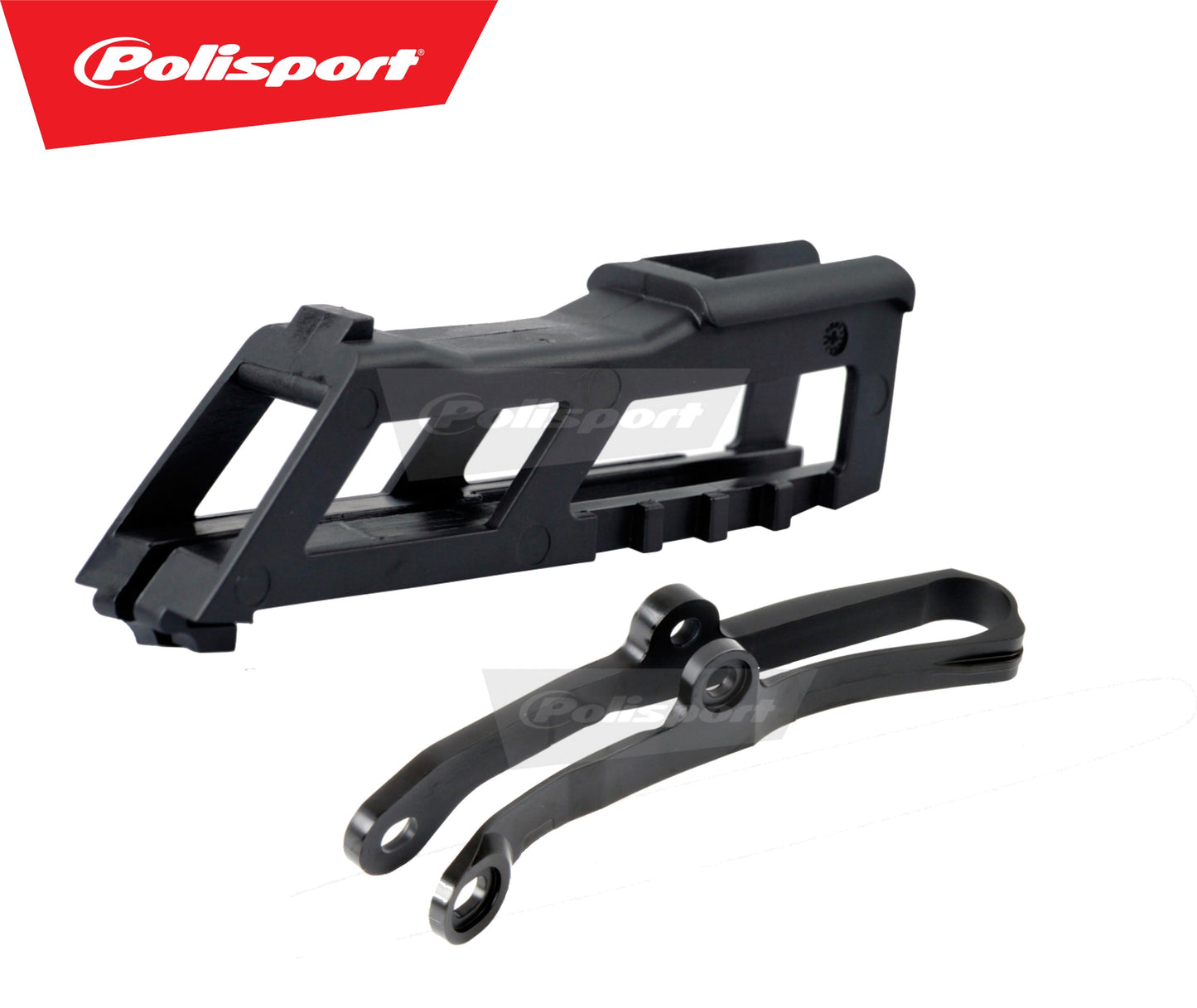 Polisport Kawasaki Chain Guide Slider Kit KXF 250 2009 - 2016 KXF 450 09 - 2015, Black - motocross4u