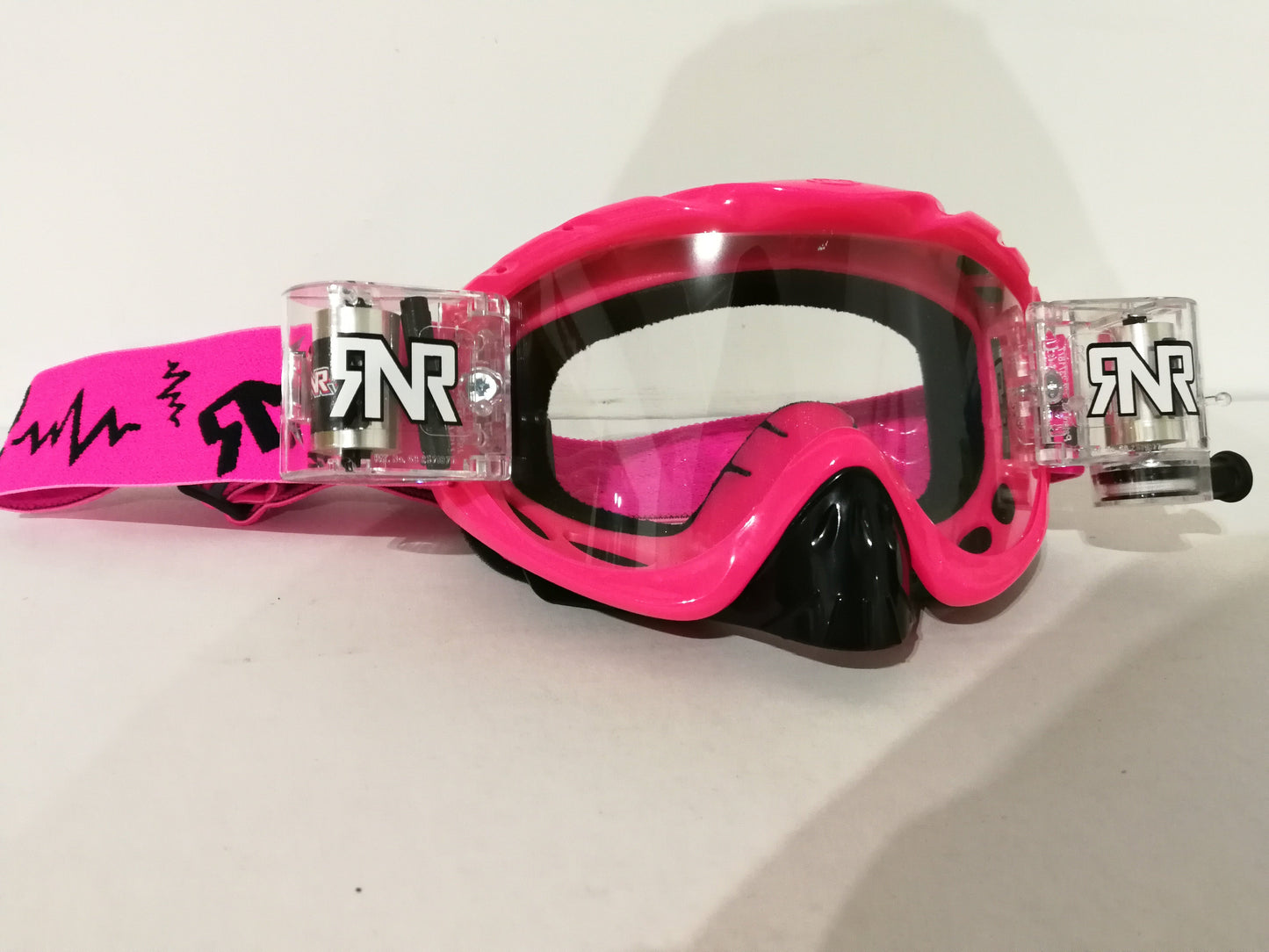 Rip n Roll Hybrid Fully Loaded Goggle, Pink - motocross4u