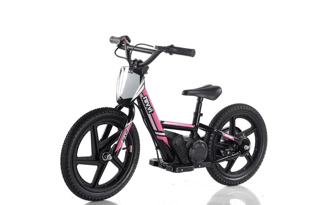 Revvi 16" 250w Electric Balance Bike - Pink - motocross4u