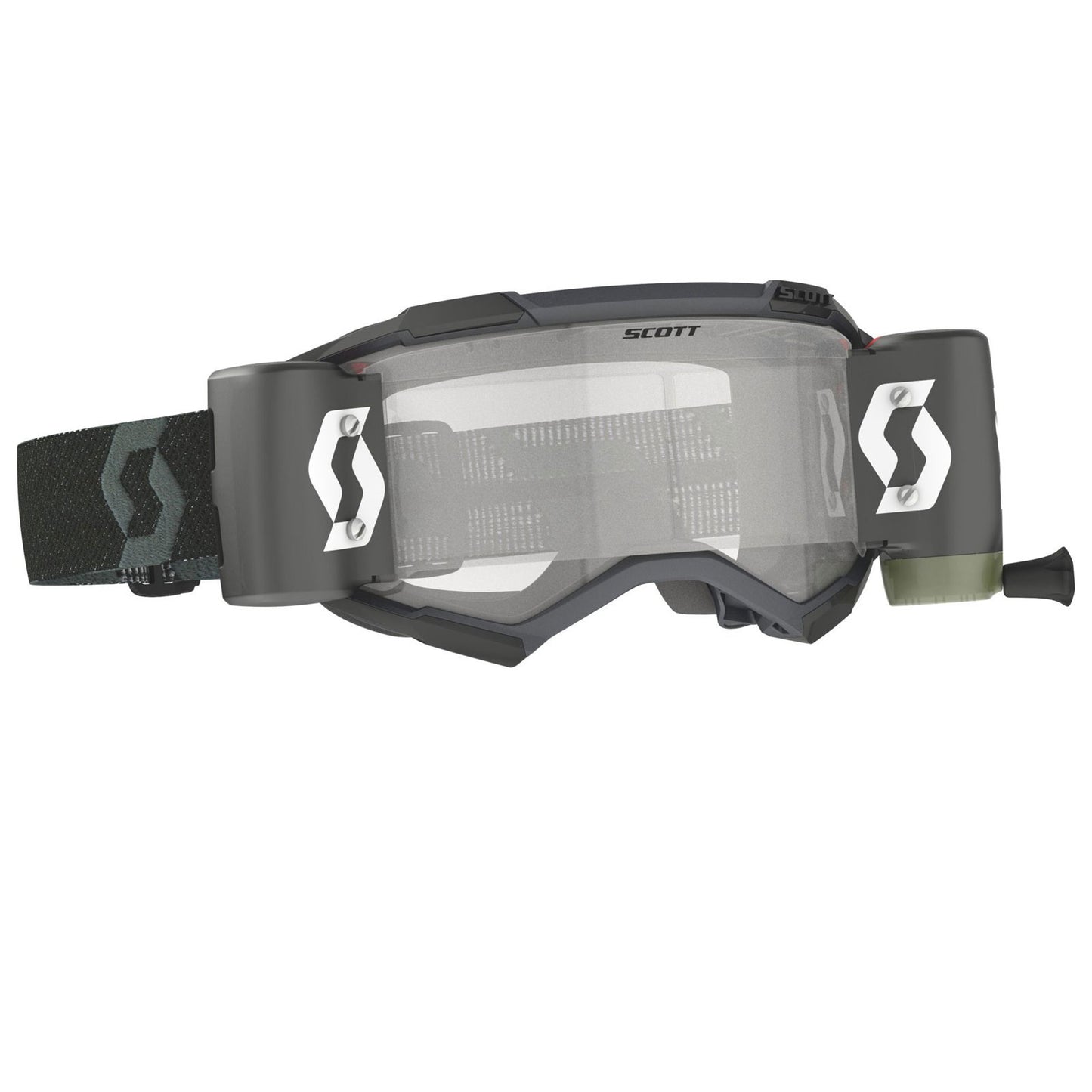 Scott Fury WFS Roll-Off Motocross Goggles – BLACK - motocross4u