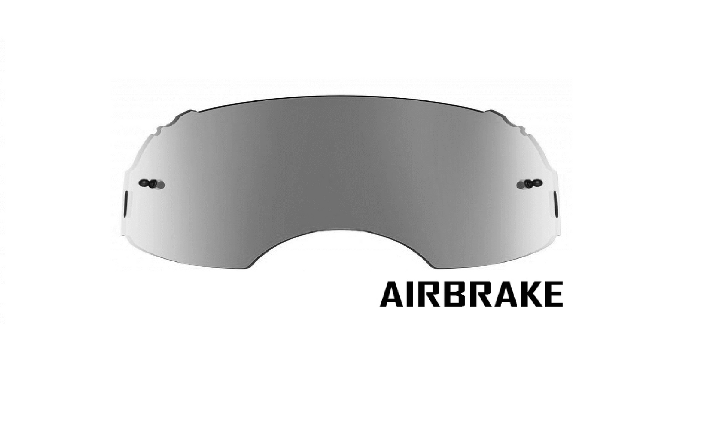 Rip n Roll Oakley Airbrake Tear off Lens, Silver - motocross4u