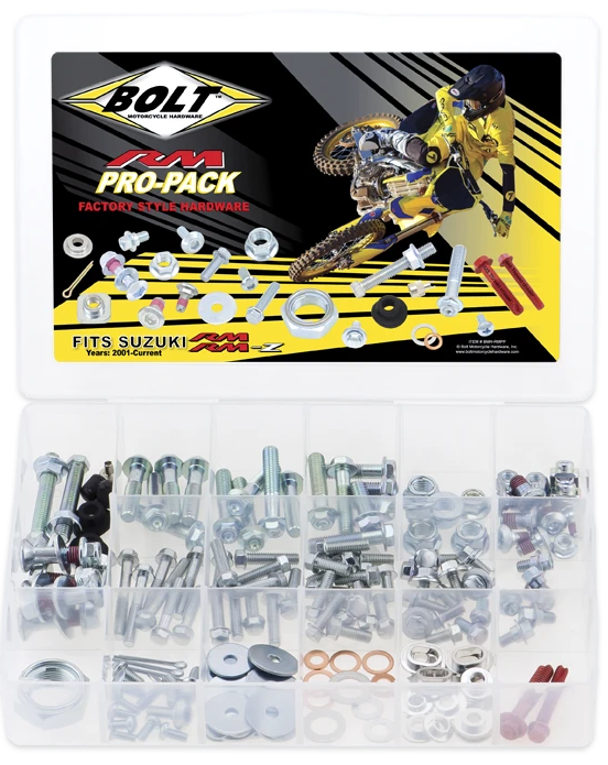 Bolt Motorcycle Hardware Suzuki RM / RMZ Pro Pack Bolt Kit - motocross4u