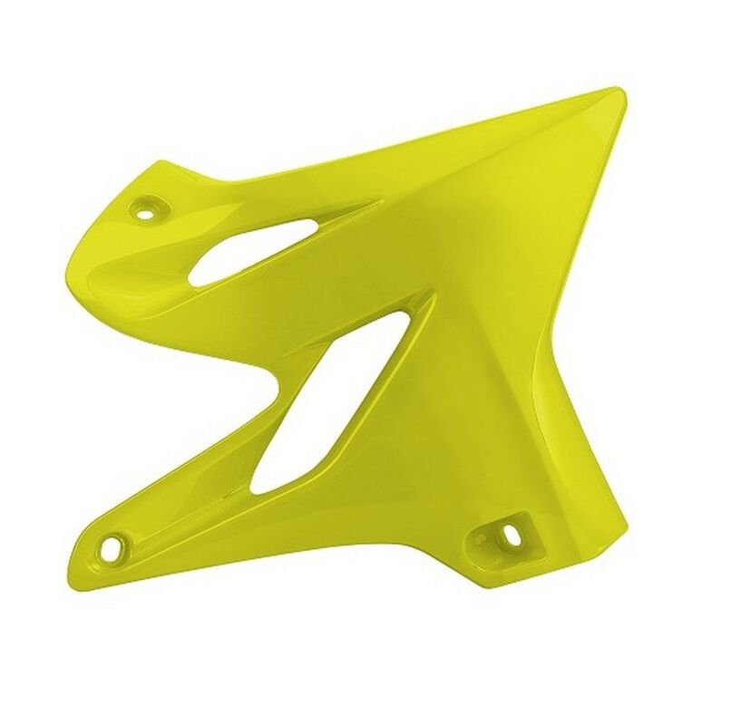 Polisport Yamaha Radiator Scoops YZ 125 YZ 250 2015 - 2021, Neon Yellow - motocross4u