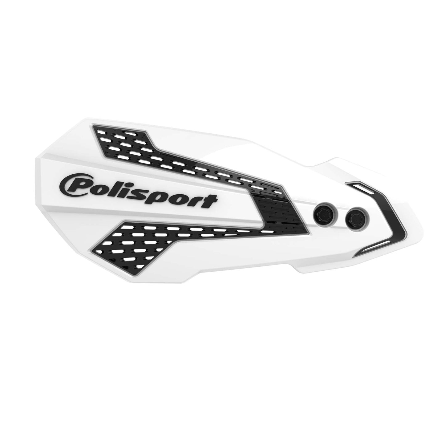 Polisport Universal Hand Guards MX Flow YZ YZF WR 125 250 450 2008 – 2022, White Black - motocross4u