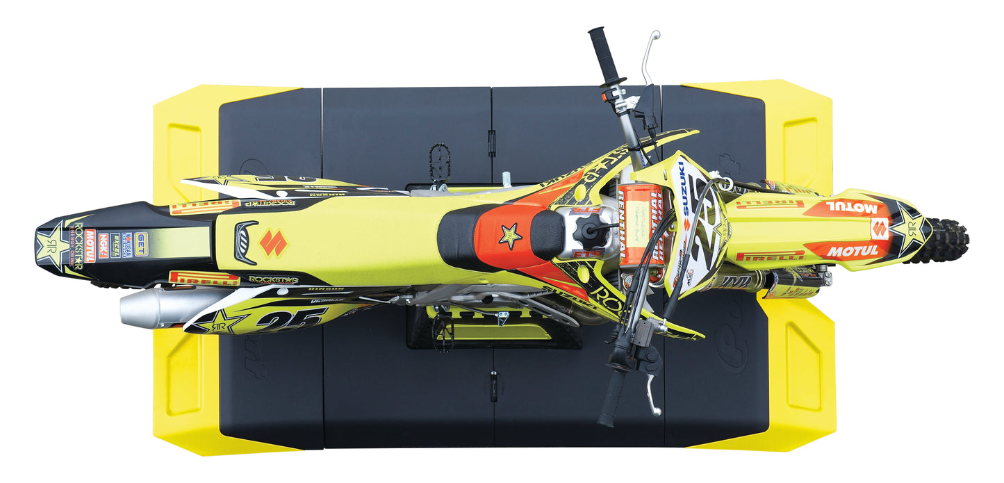 Polisport Bike Mat Foldable Plastic Mat, Yellow - motocross4u