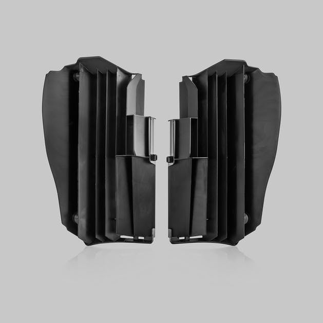 Polisport Yamaha Radiator Louvers YZF 250 2019 - 2022 YZF 450 2018 - 22 WRF 250 YZ 250 FX 20 - 22 WRF 450 YZ 450 FX 19 - 22, Black - motocross4u