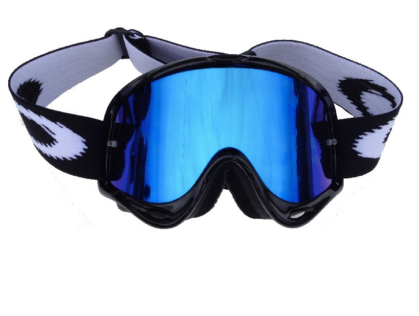 Goggle Shop Oakley O Frame / 2000 Mirror Tear off Lens, Mirror Blue - motocross4u