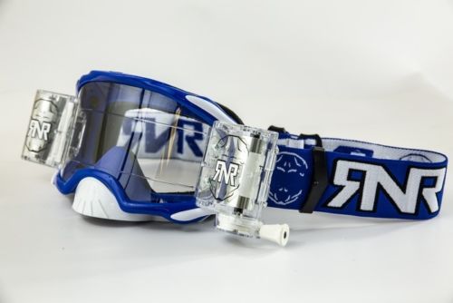 Rip n Roll Platinum WVS Goggles, Blue - motocross4u