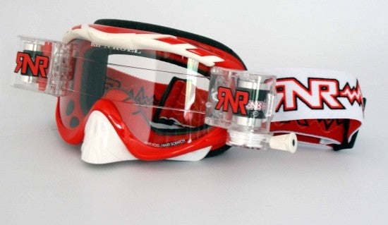Rip n Roll Hybrid Fully Loaded Goggle, Brilliant Red - motocross4u