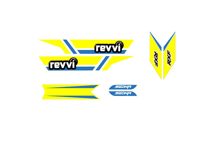 Revvi Graphics Kit - To fit Revvi 12" Electric Balance Bike - motocross4u