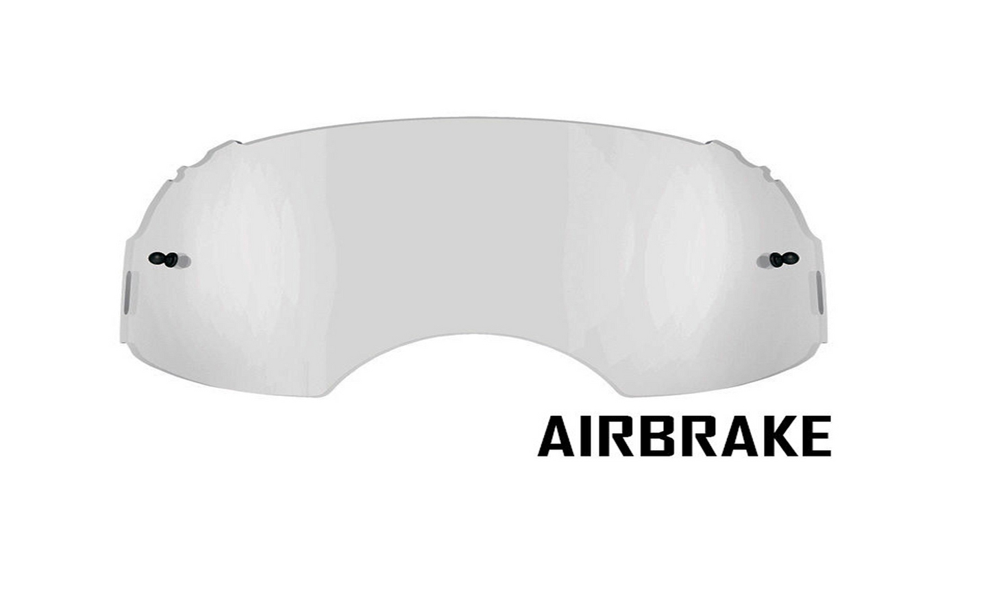 Goggle Shop Oakley Airbrake Tear Off Lens, Clear - motocross4u