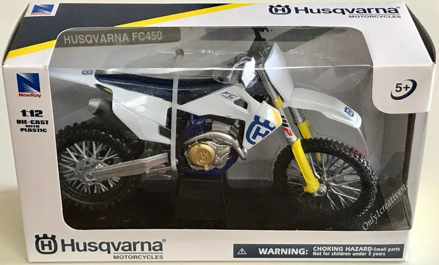 New Ray Toys 1:12 Husqvarna FC 450 Toy Model Motocross - motocross4u