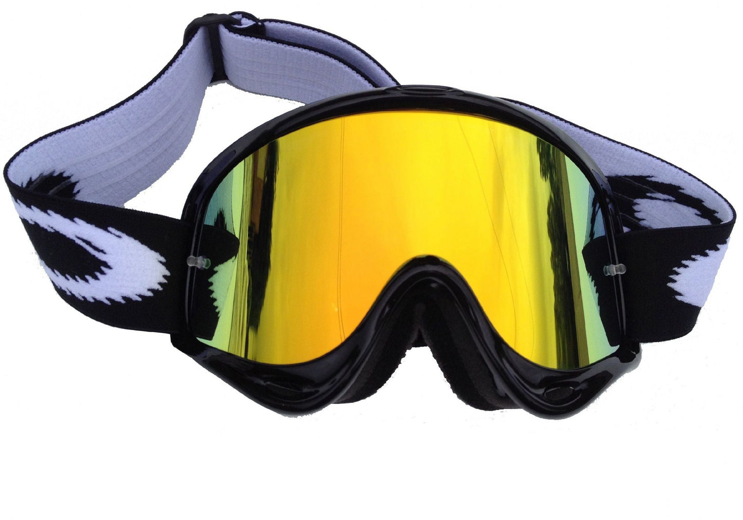 Goggle Shop Oakley O Frame / 2000 Mirror Tear off Lens, Mirror Gold - motocross4u