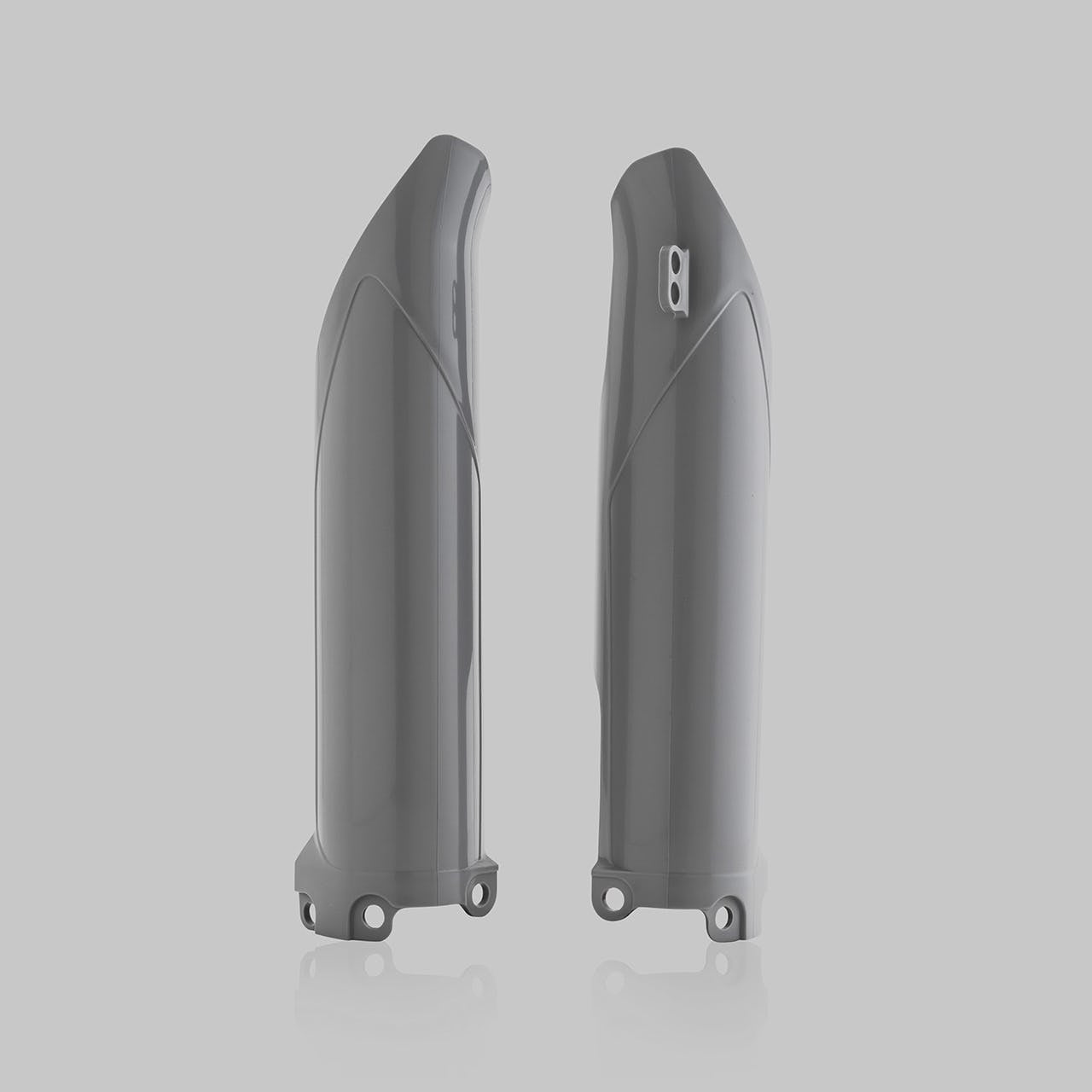 Polisport Kawasaki Fork Guards KXF 250 450 2009 - 2022, Nardo Grey - motocross4u