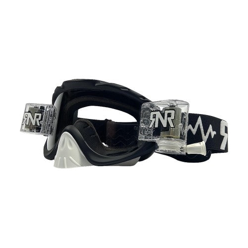 Rip n Roll Hybrid Fully Loaded Goggle, Matt Black - motocross4u
