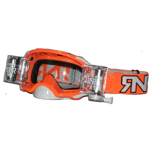 Rip n Roll Platinum WVS Goggles, Neon Orange - motocross4u