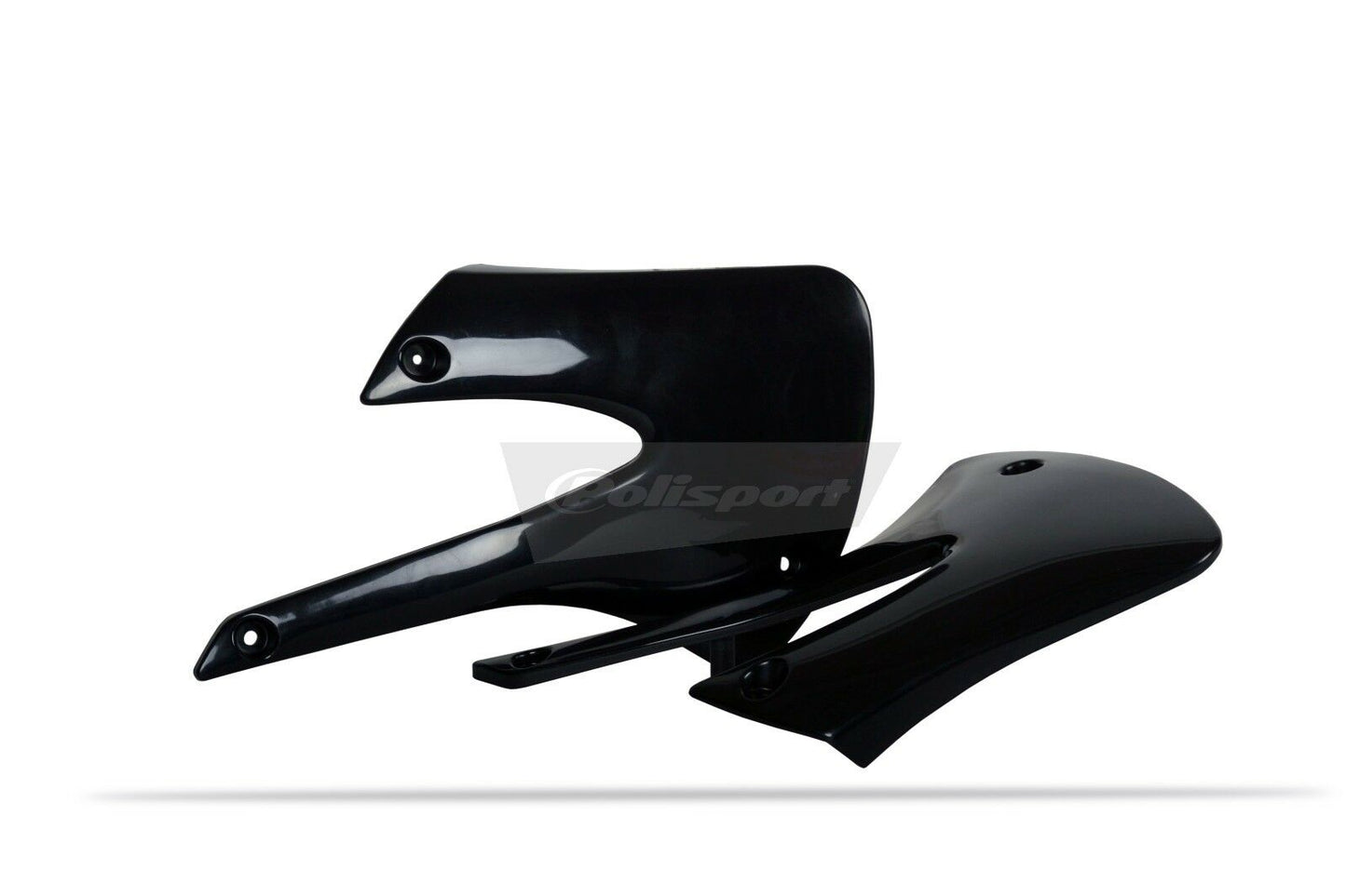 Polisport Kawasaki Radiator Scoops KX 85 100 2001 - 2013, Black - motocross4u
