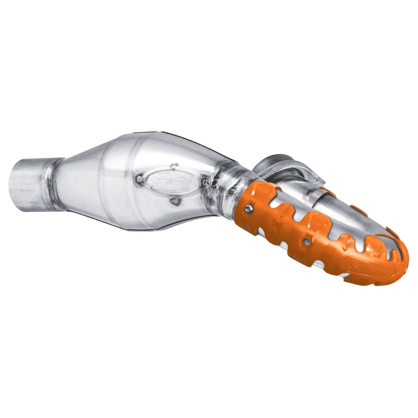 Polisport Universal Armadillo 4 Stroke Exhaust Pipe Guard (Short), Orange - motocross4u