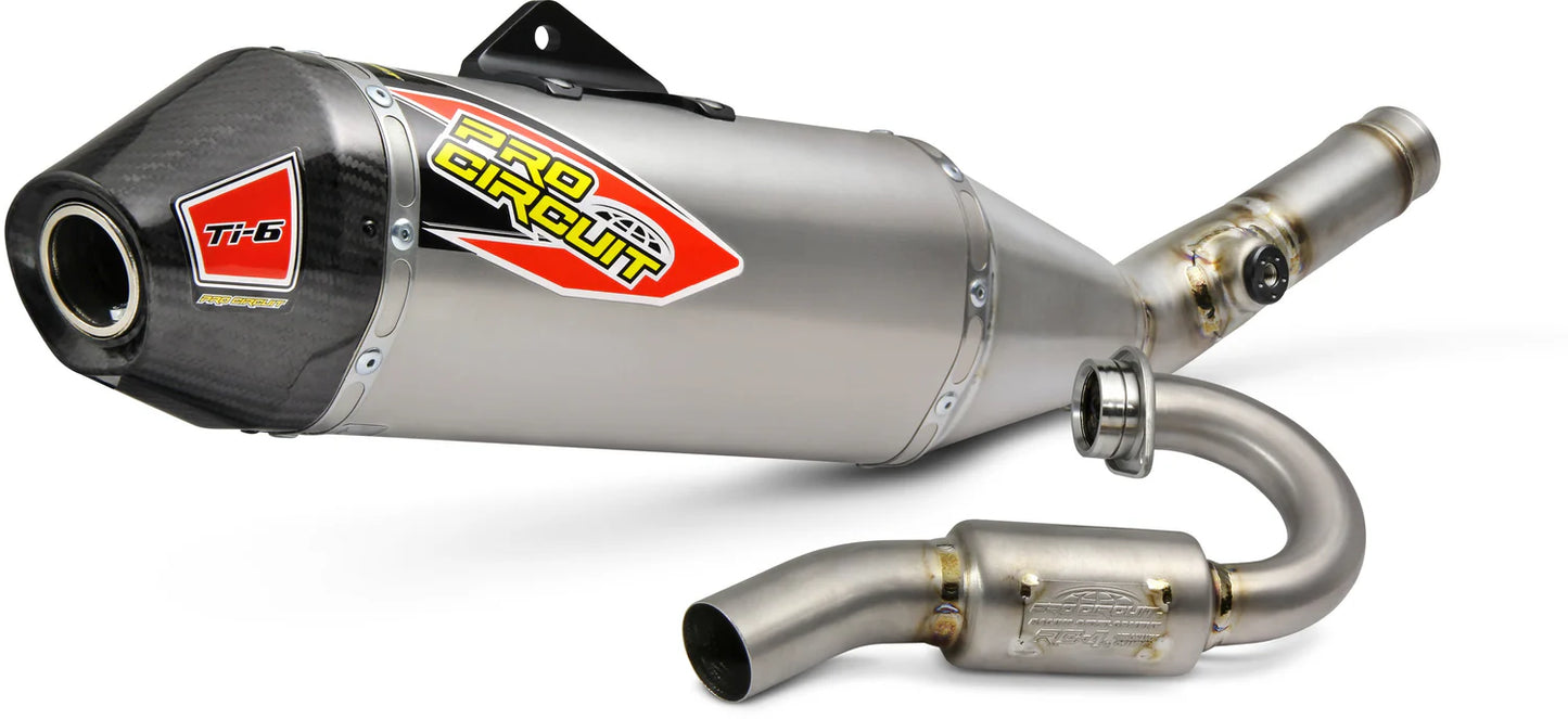 PRO CIRCUIT - T-6 STAINLESS EXHAUST SYSTEM KAWASAKI KXF 250 2017 - 2020 - motocross4u