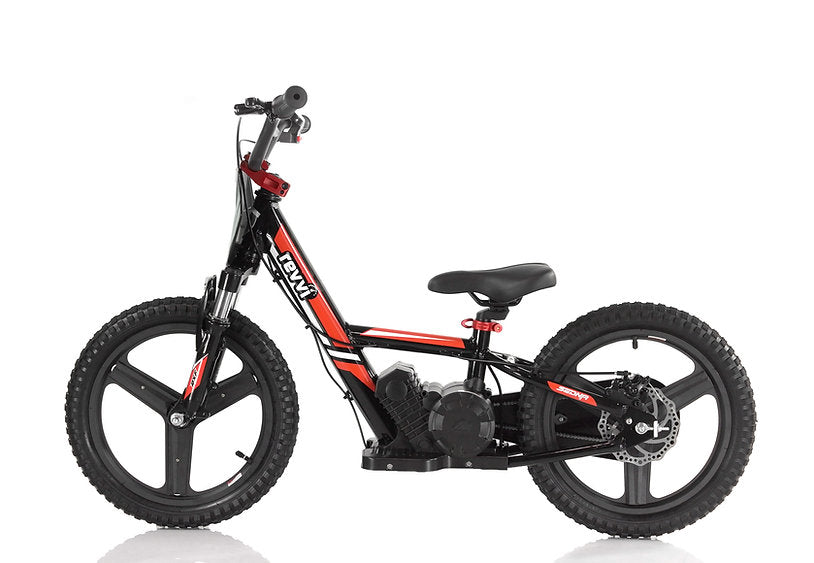 Revvi 16" Plus Electric Balance Bike - Red - motocross4u