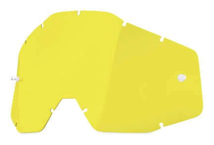 Rip n Roll 100% Strata / Accuri / Racecraft Tear Off Lens, Yellow - motocross4u