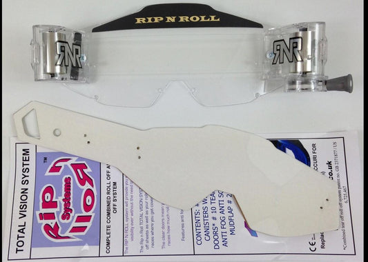 Rip n Roll TVS - 100% Strata / Accuri Total Vision System, Clear - motocross4u