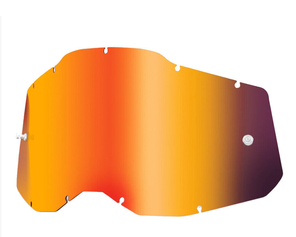 Goggle Shop 100% GEN 2 Mirror Tear off Lens, Inferno - motocross4u