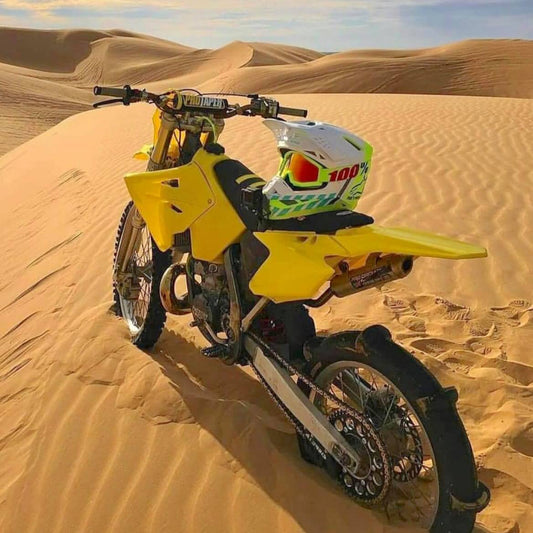 Polisport Suzuki Plastic Kit RM 125 RM 250 2001 - 2008 Restyle, All Yellow - motocross4u