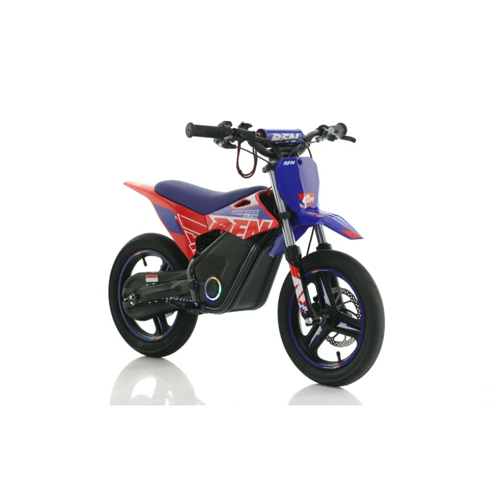 RFN Warrior SX-E700 R SM Kids Electric Supermoto Bike - 700W / 36V / 7.5Ah - Slick Road Tyres