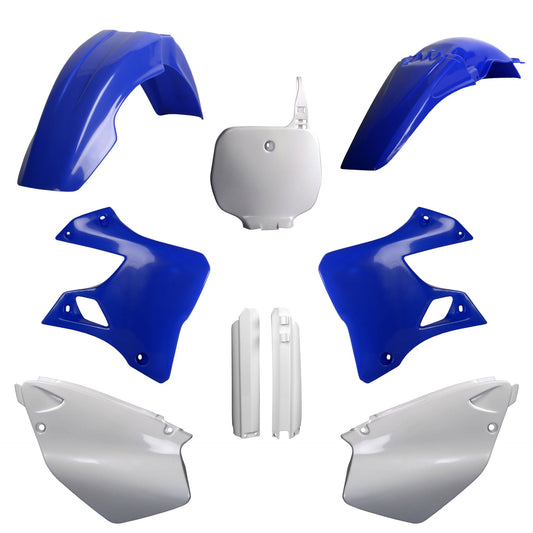 Polisport Yamaha Plastic Kit with Fork Guards YZ 125 YZ 250 1996 - 1999, OEM - motocross4u