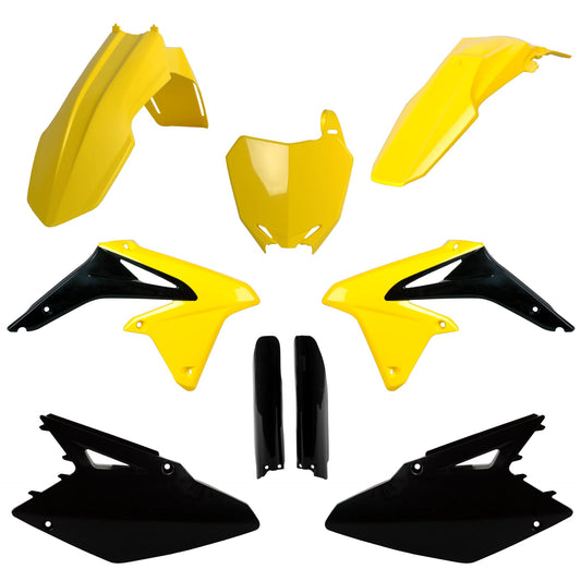 Polisport Suzuki Plastic Kit with Fork Guards RMZ 450 2008 - 2017, OEM - motocross4u