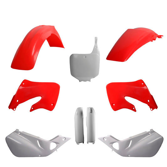 Polisport Honda Plastic Kit with Fork Guards CR 125 1998 - 1999 CR 250 1997 - 99, OEM Red - motocross4u