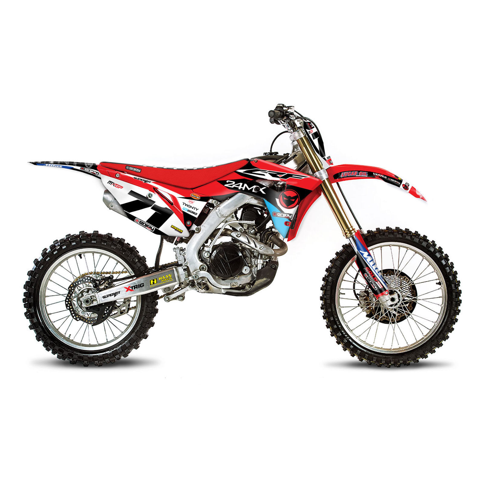 Crf250f Crf 450 Big Wheel Kit CRF450R CRF250R 2002-2004 Complete