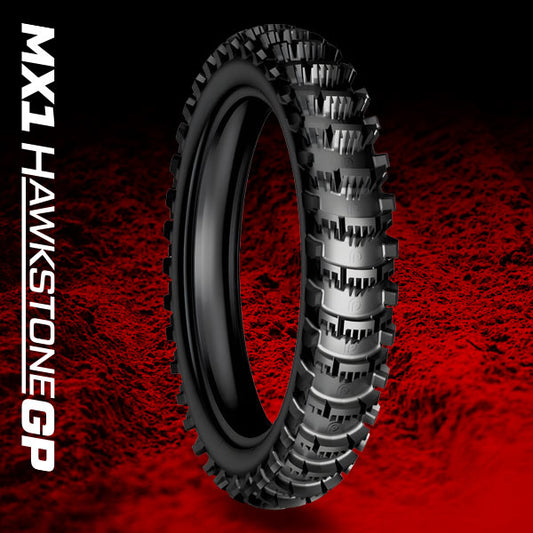 Plews Tyres MX1 HAWKSTONE GP Soft Rear - 80 / 100 – 12