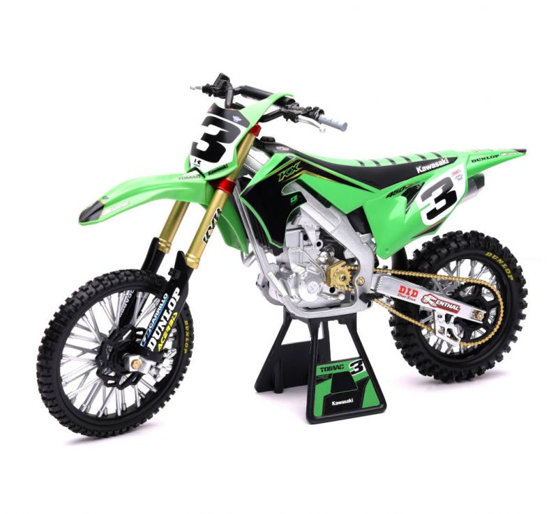 New Ray Toys 1:6 Eli Tomac Kawasaki KXF 450 Toy Model #3