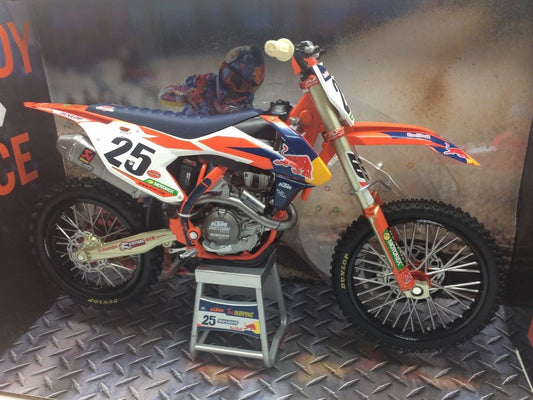New Ray Toys 1:10 MARVIN MUSQUIN RED BULL KTM SXF 450 Toy Model - motocross4u