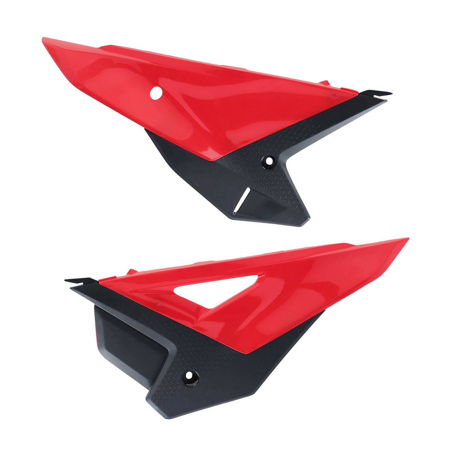 Polisport Honda Side Panels CRF 250 R CRF 450 R 2025, Red - motocross4u
