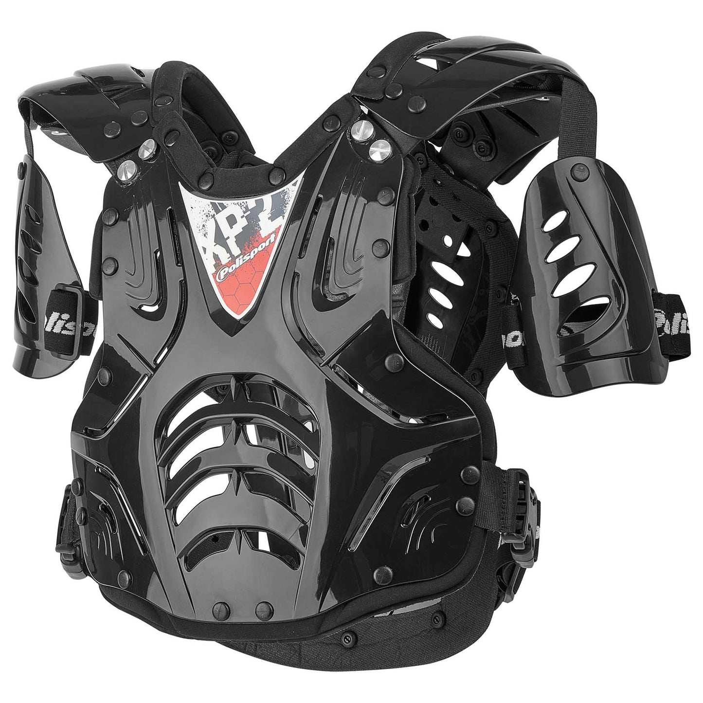 Polisport XP2 Adult Body Armour, Black - motocross4u