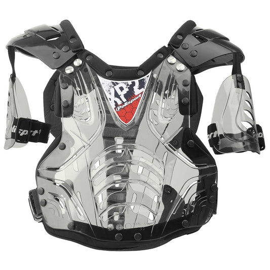 Polisport XP2 Junior Body Armour, Clear - motocross4u