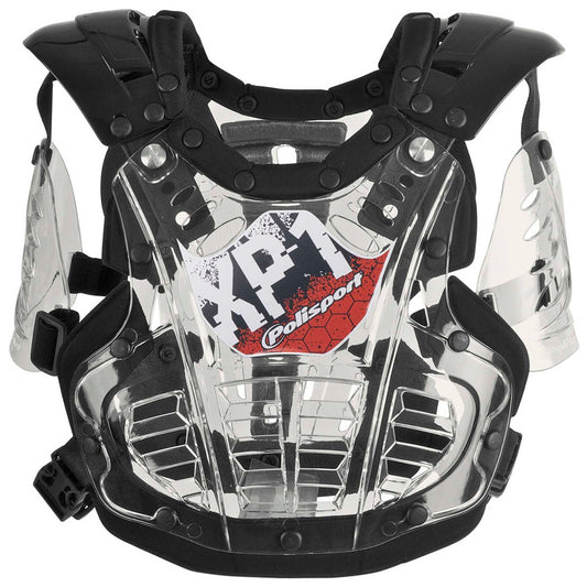 Polisport XP1 Kids Body Armour, Clear - motocross4u